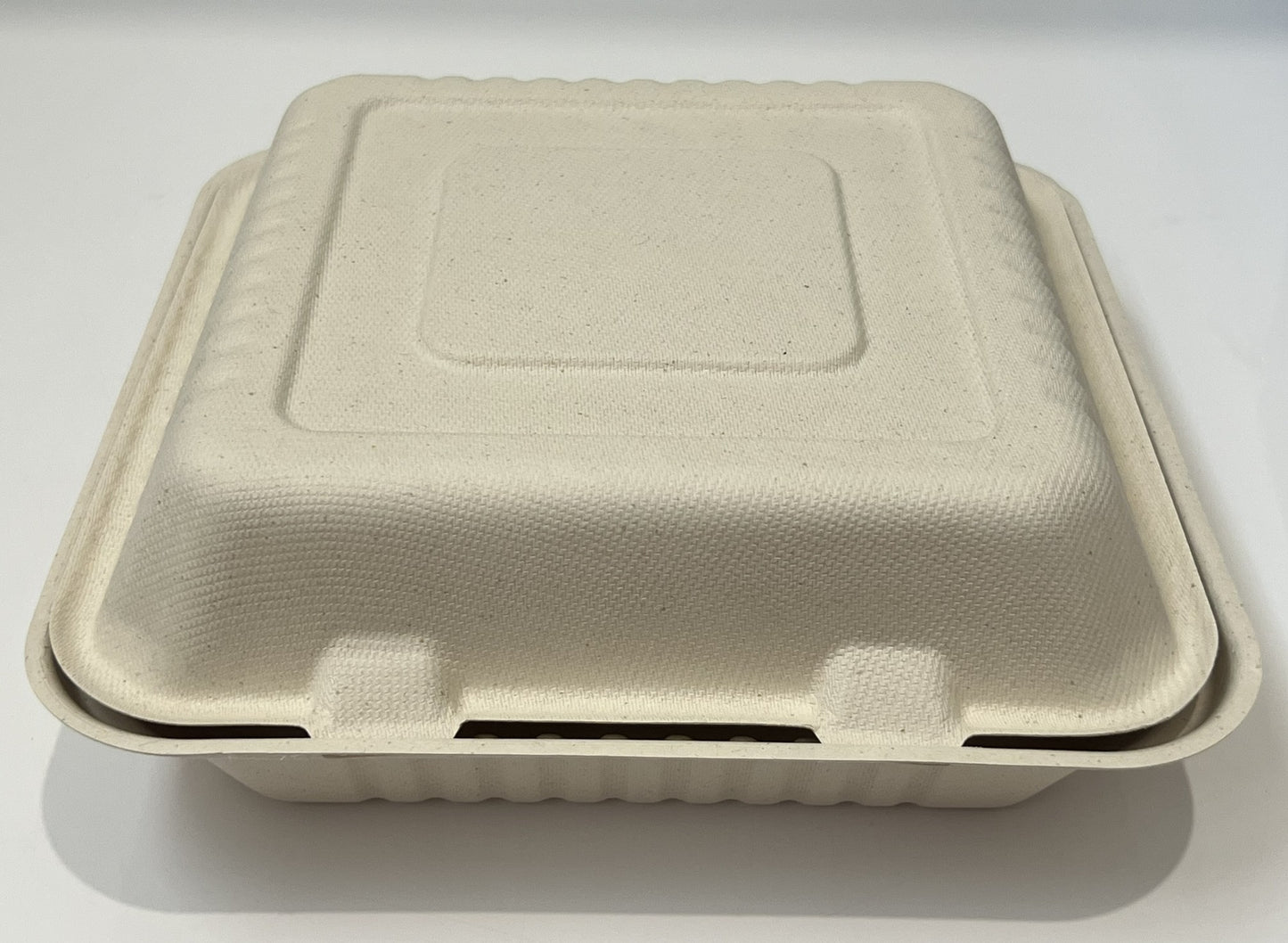 9 Inch 3-Compartment Clamshell Lunch Box l 50 per Pack