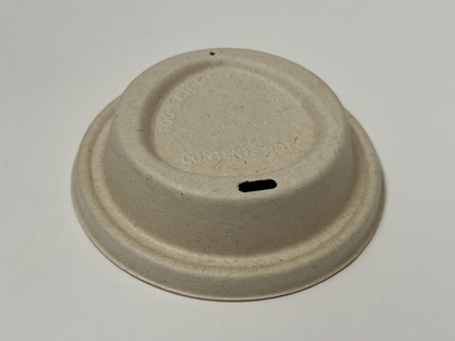 12oz Plant Fiber Cup Lid l 1000 per Carton