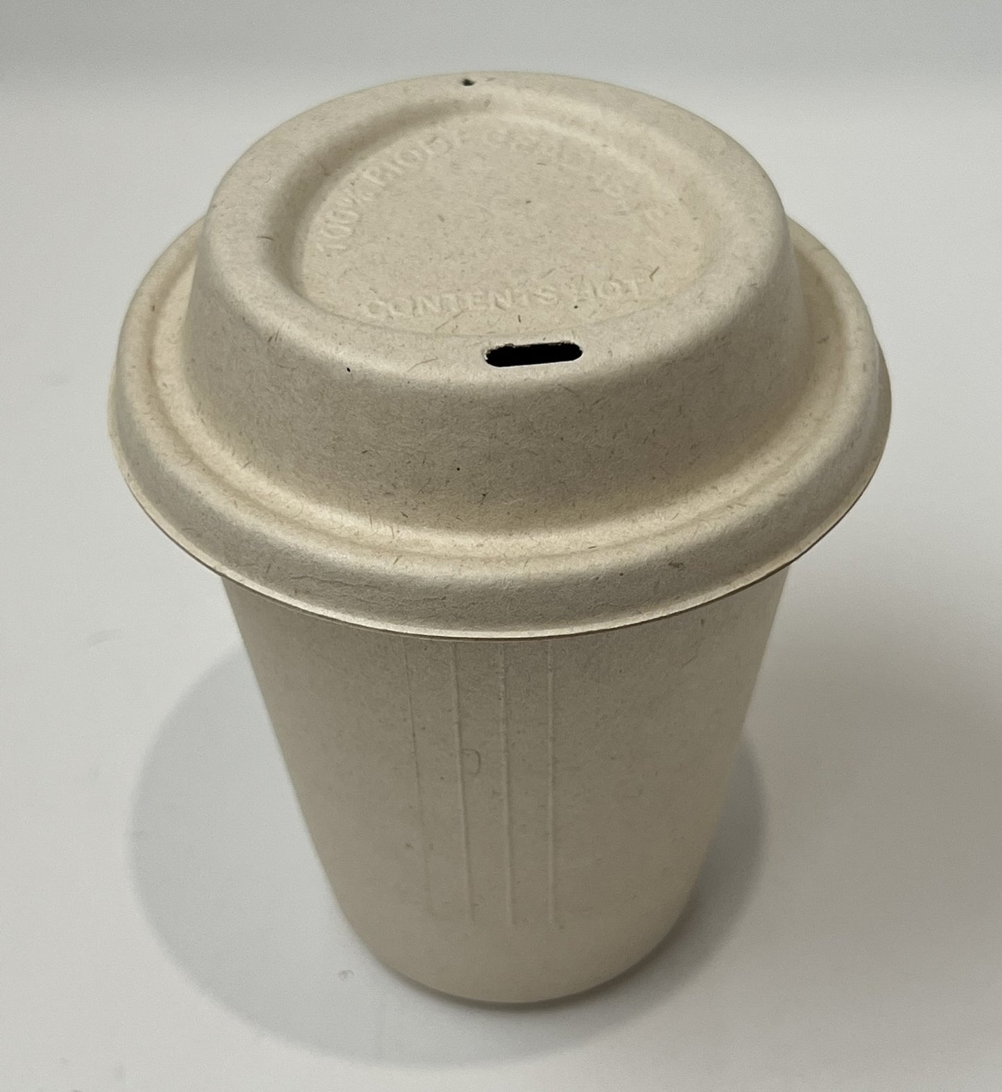 12oz Plant Fiber Cup Lid l 1000 per Carton