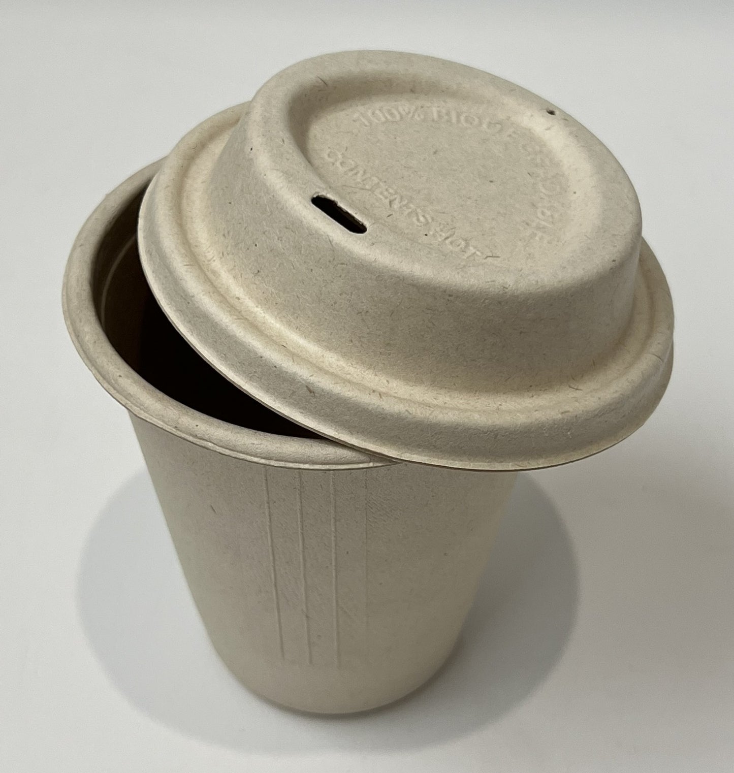 12oz Plant Fiber Cup Lid l 1000 per Carton