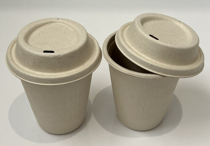 12oz Plant Fiber Cup Lid l 1000 per Carton