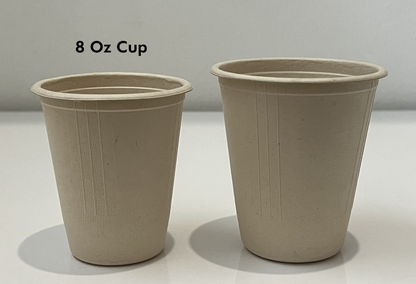 8oz Plant Fiber Cup l 1000 per Carton