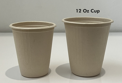 12oz Plant Fiber Cup l 1000 per Carton