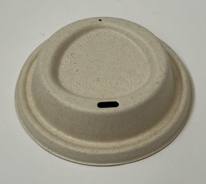 8oz Plant Fiber Cup Lid l 1000 per Carton