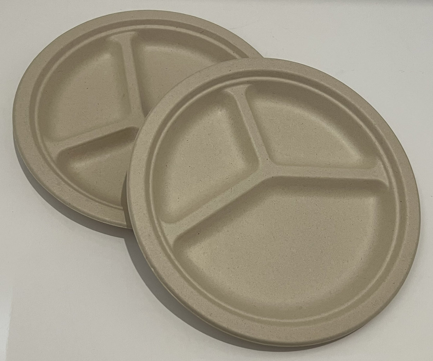 10 Inch 3-Compartment Plate l 50 per Pack